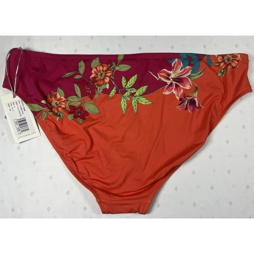 Johnny Was Lucy Hipster Swimsuit Bottom NWT 2X Multi Floral Print Boho - Picture 3 of 8